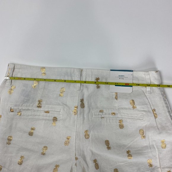 Old Navy Pineapple Print Shorts Women's Size 2 NWT - Picture 8 of 10